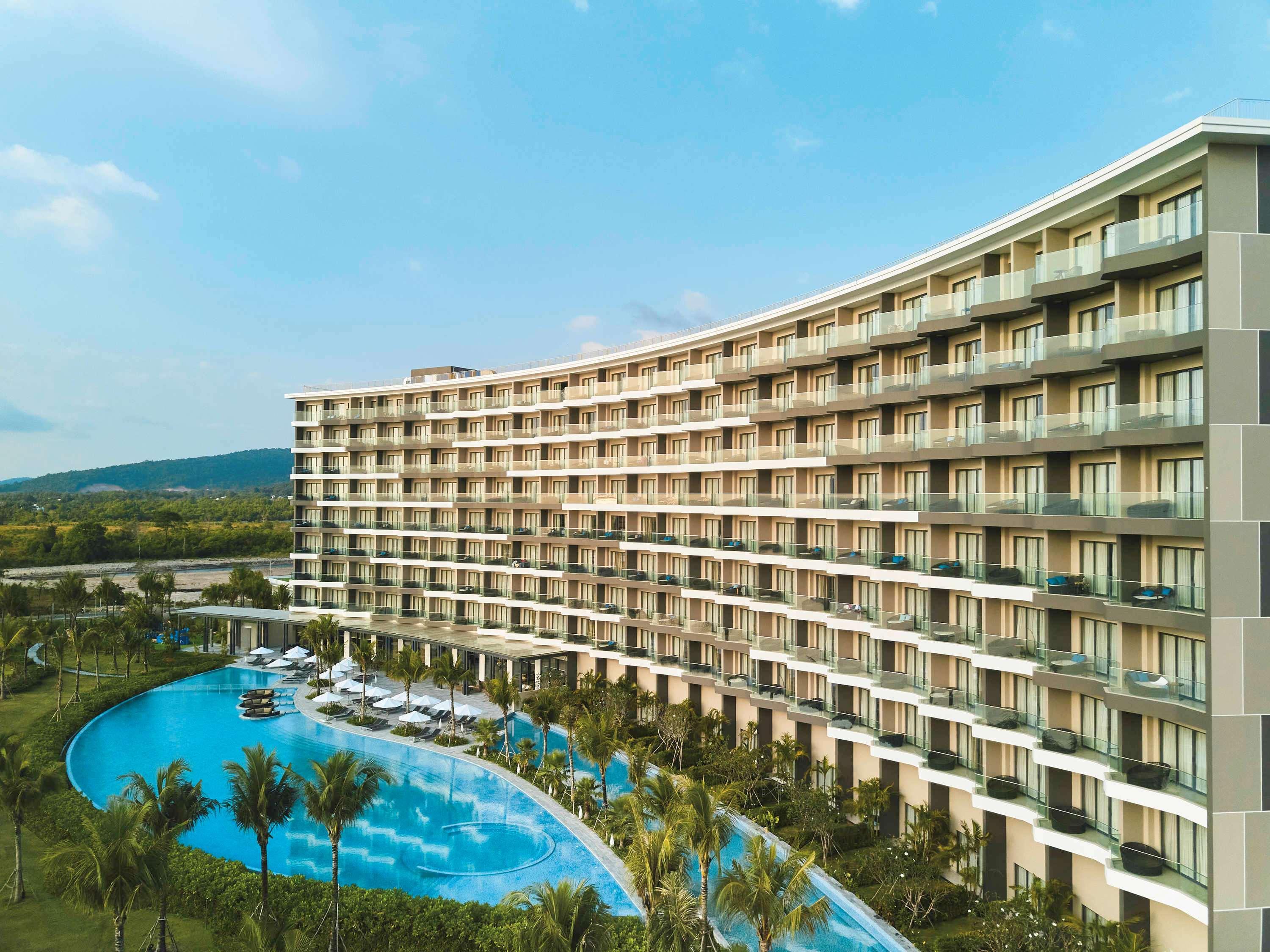 Moevenpick Villas & Residences دونغ دونغ المظهر الخارجي الصورة The hotel's main building